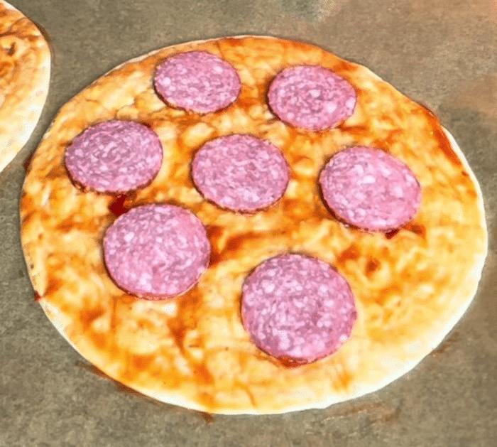 Ingredients for Tortilla Pizza