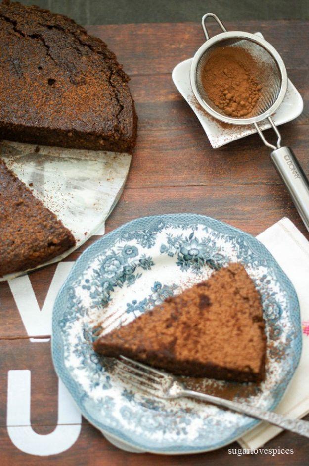 Low Sugar Dessert Recipes - Flourless Chocolate Cake - Healthy Desserts and Ideas for Healthy Sweets Without Much Sugar - Raw Foods and Easy Clean Eating Dessert Tips, Keto Diet Sn