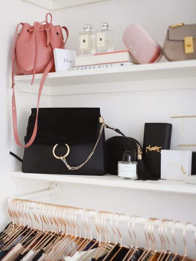 Accessories On Display, a closet organization idea worth copying this year and a favorite pick from this roundup