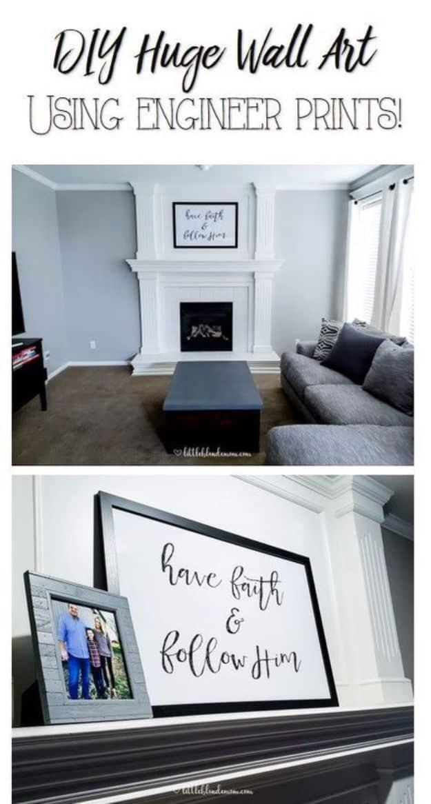 Large Wall Decor, an idea worth trying this season and simple enough for a beginner and pretty enough for guests