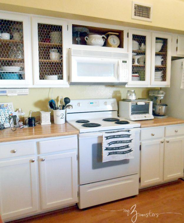 Kitchen Cabinet Facelift, a budget storage upgrade, a change that upgrades the whole space instantly