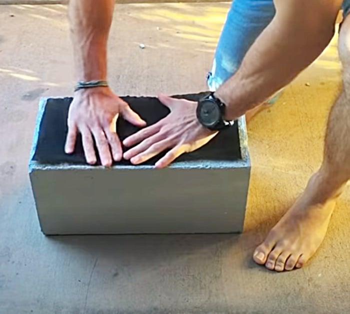 Make a cinder block planter