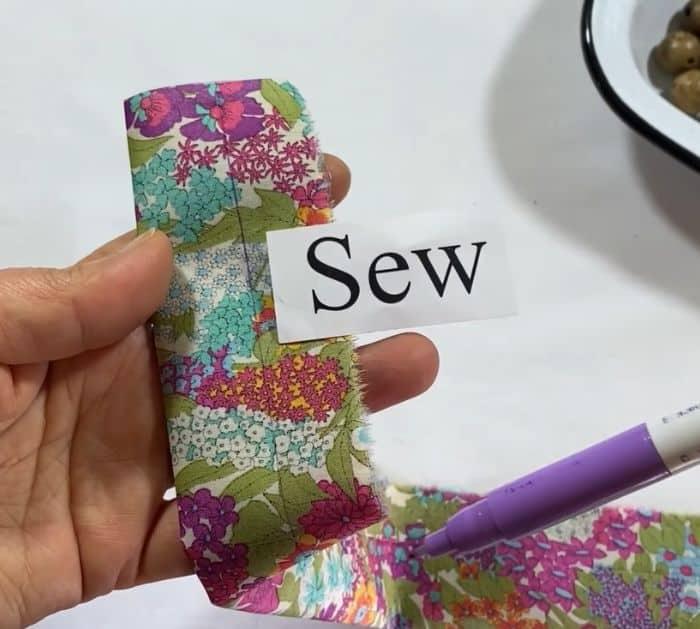 DIY Beautiful Liberty Fabric Beads Necklace Tutorial