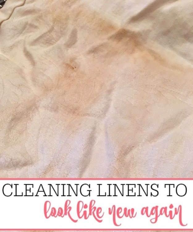 Cleaning Linens So They Look Like New, an easy way to cut down on laundry day frustration and it is a nice one to bookmark