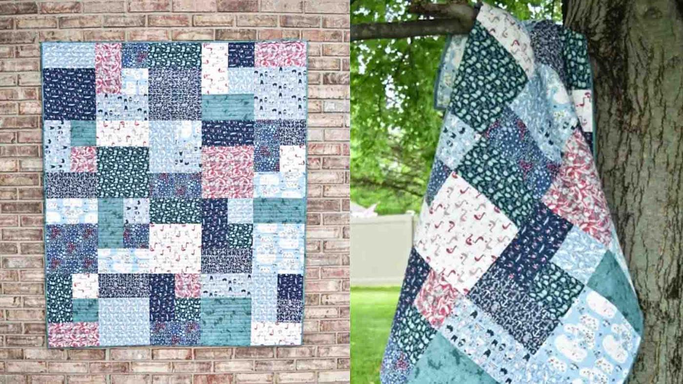 Easy Fat Quarter Mixer Quilt Tutorial