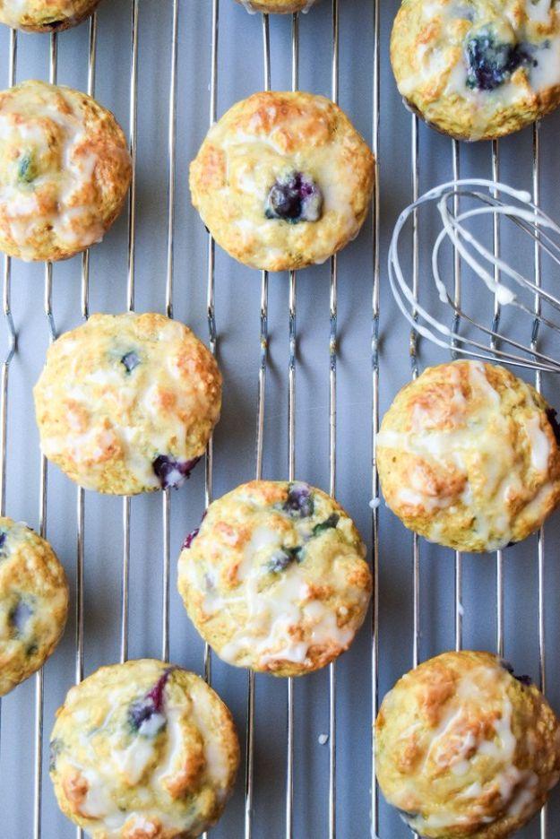Fat Free Blueberry Lemon Muffins, simple to prep ahead for a crowd and a new favorite that earns a permanent spot on the menu