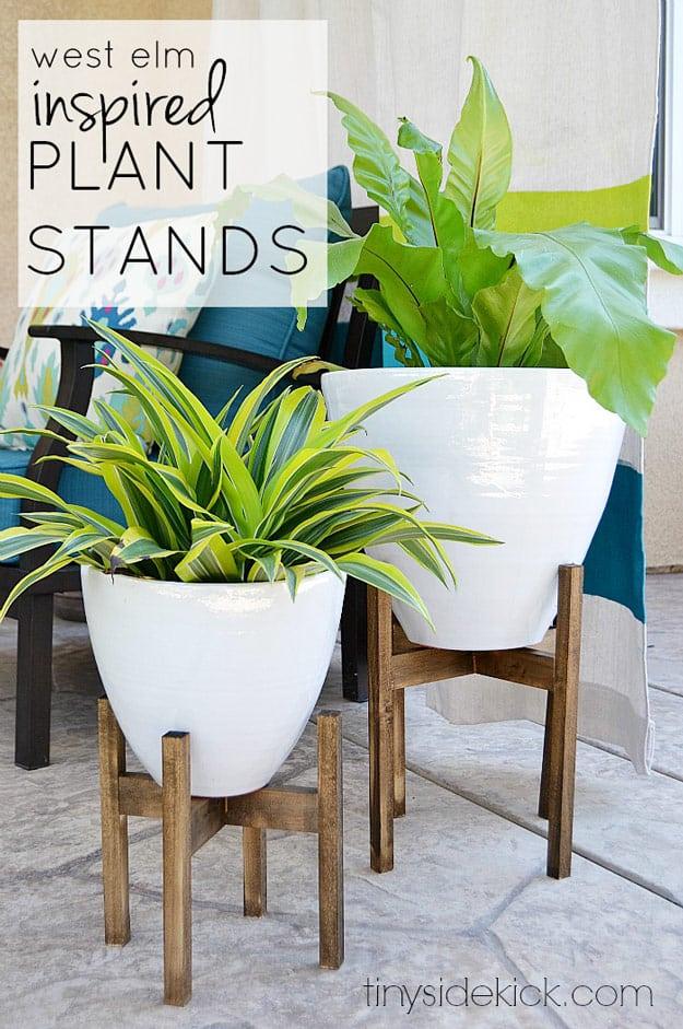 West Elm Inspired Wooden Plant Stands, a popular pick from this roundup and handy for your next project