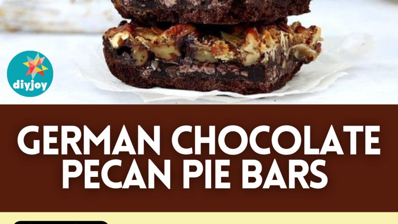 Easy German Chocolate Pecan Pie Bars Recipe