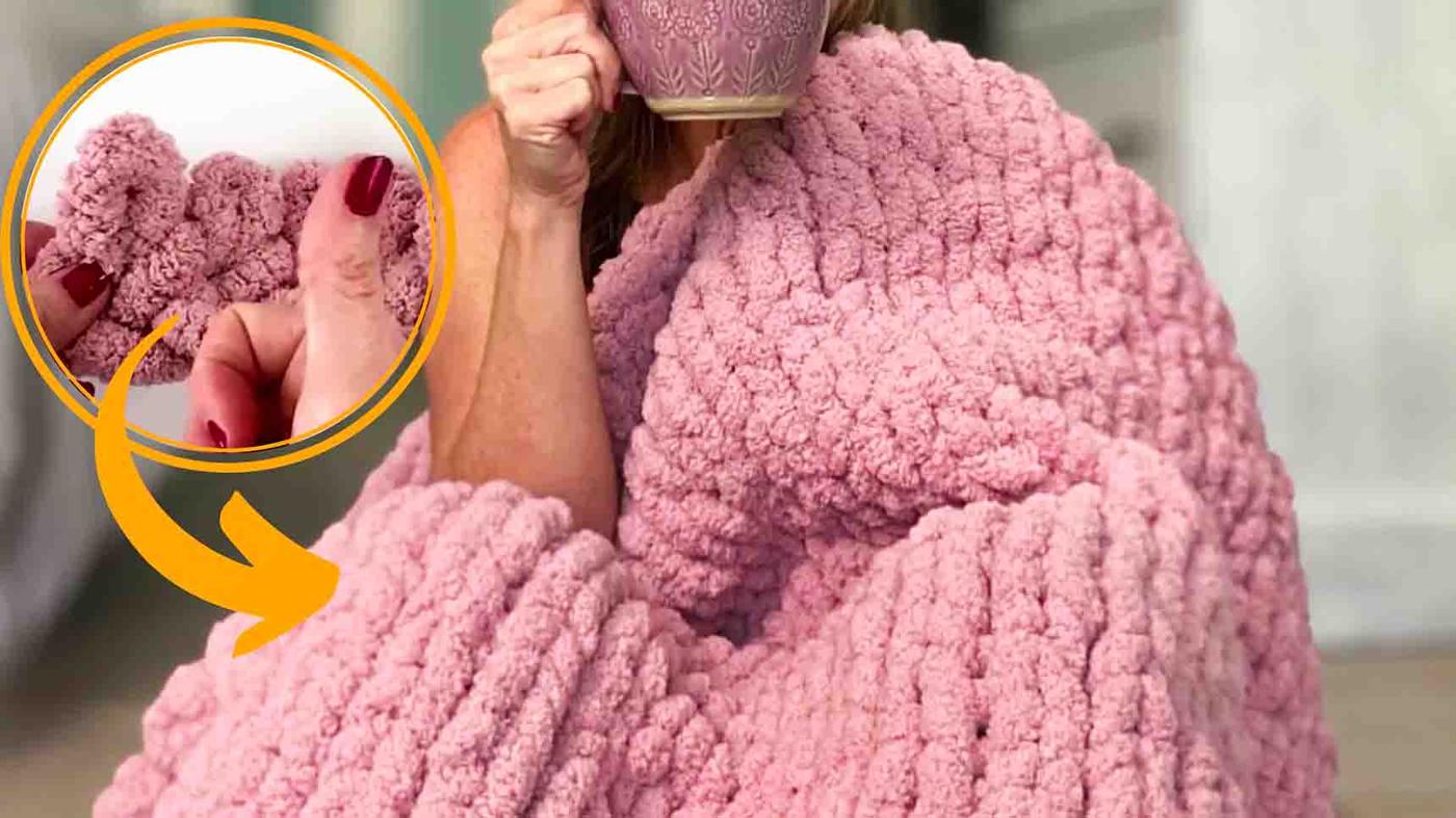 How To Finger-Knit A Blanket
