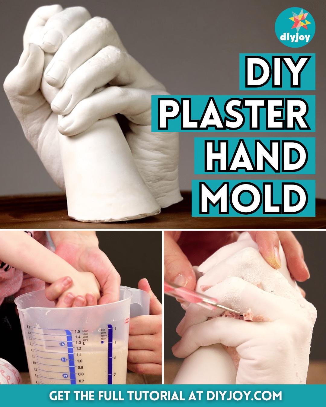 Easy DIY Plaster Hand Mold Tutorial