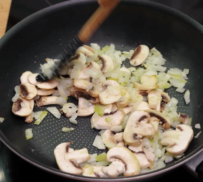 Ingredients for Cheesy Cabbage Skillet