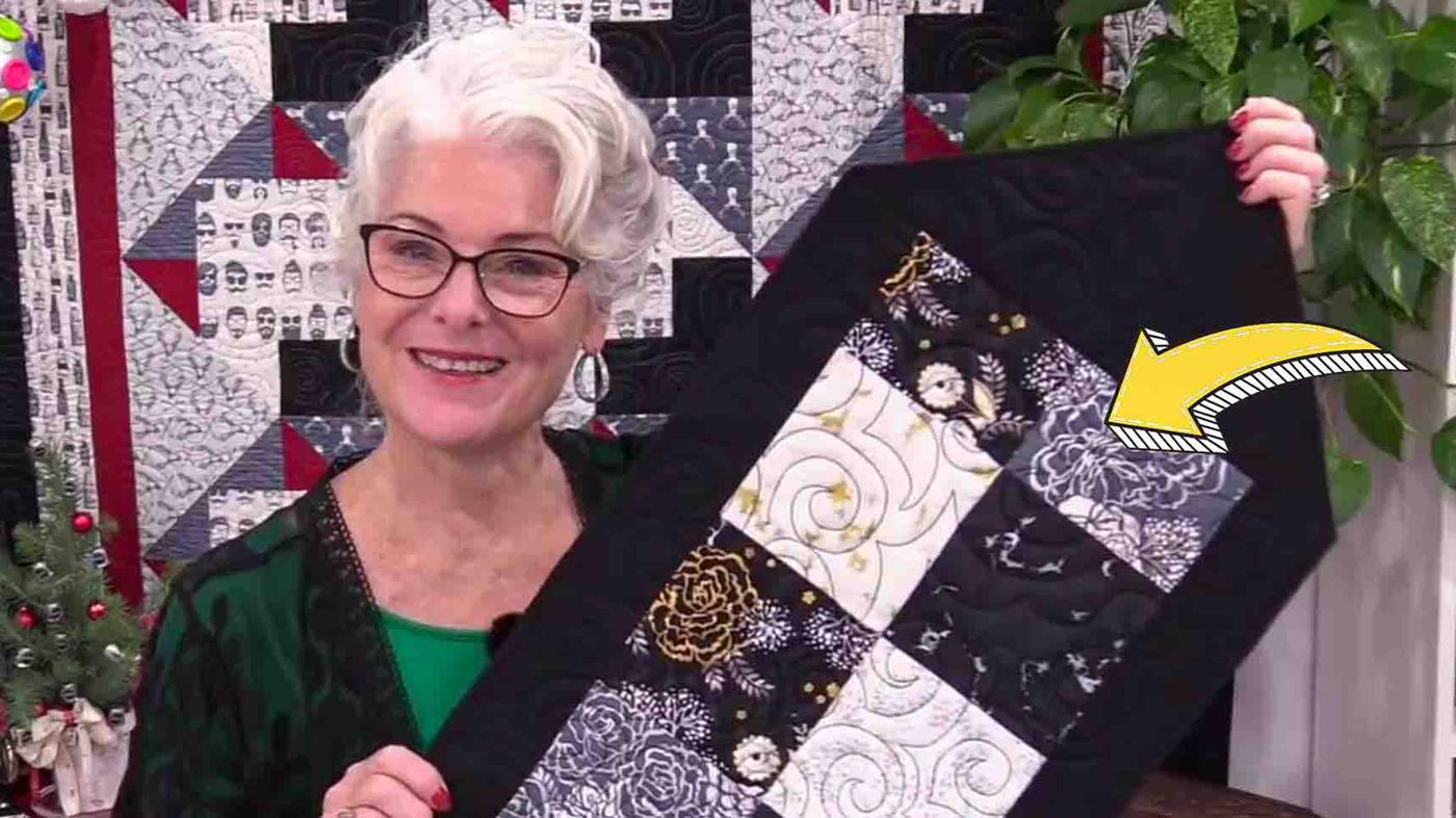 No Hand Sewing Quilted Table Runner Tutorial