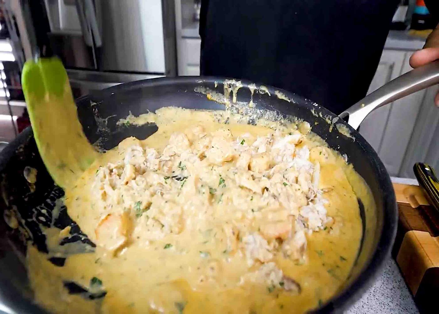 Seafood sauce for seafood baked potato recipe
