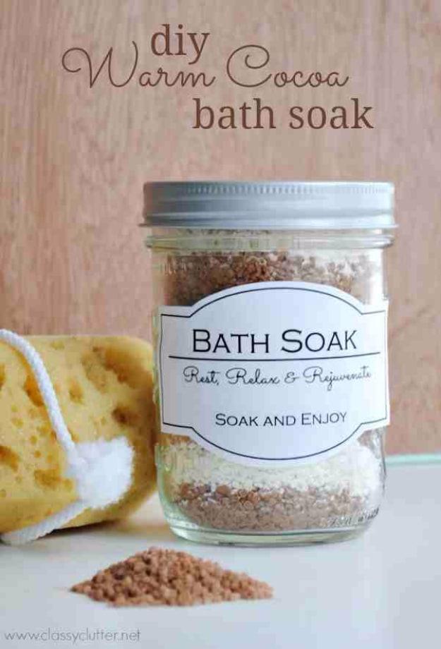 Warm Cocoa Bath Soak, low effort but it never looks that way and the kind of gift that starts a new tradition