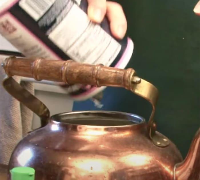 Use Salt and Natural Ingredients To Clean Kettle - cleaning a stainless kettle pot