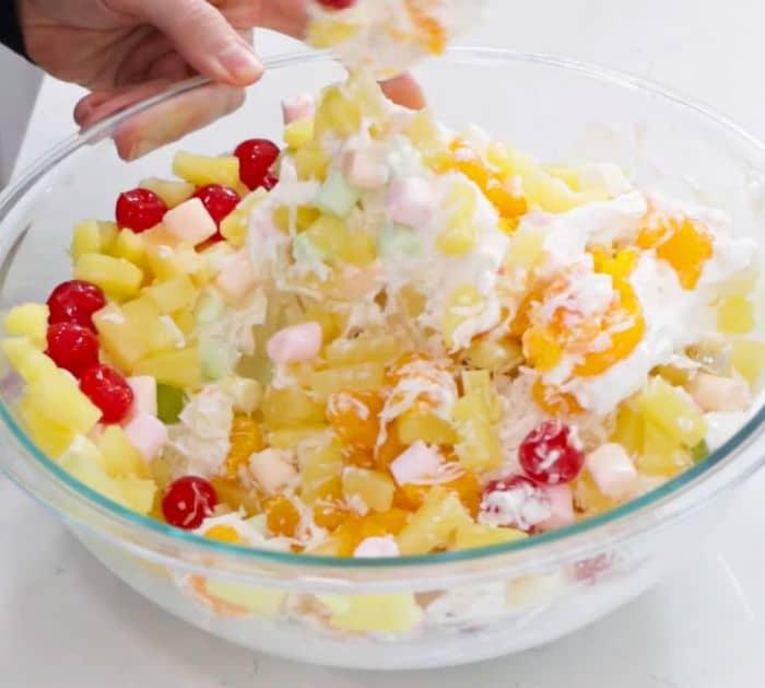 How to Make Ambrosia Salad