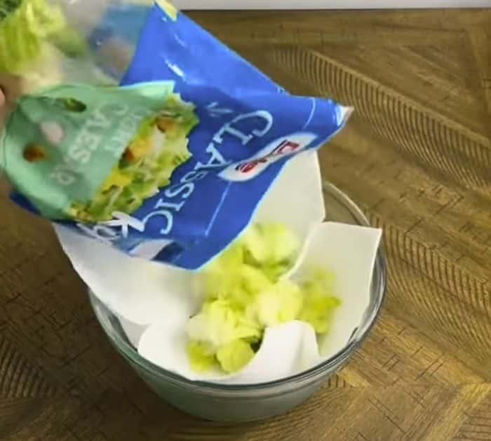 How to keep bagged salad from getting soggy