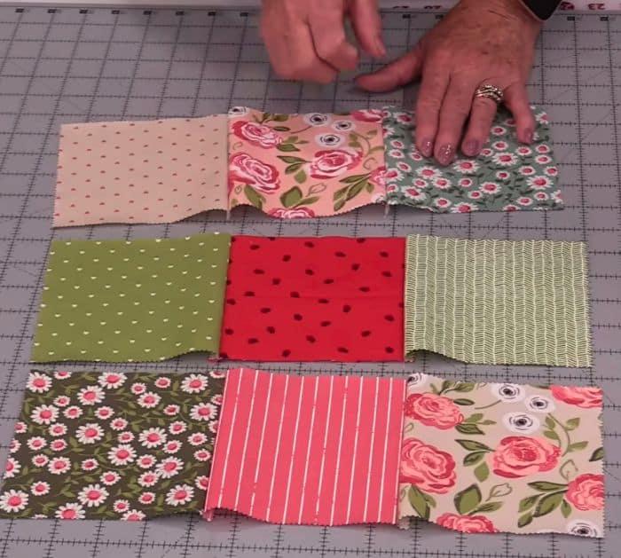 Easy Love Notes Quilt Block Materials