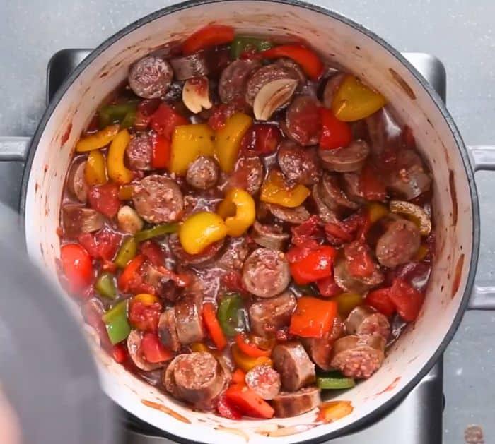 How to Make Sausage and Peppers Pasta
