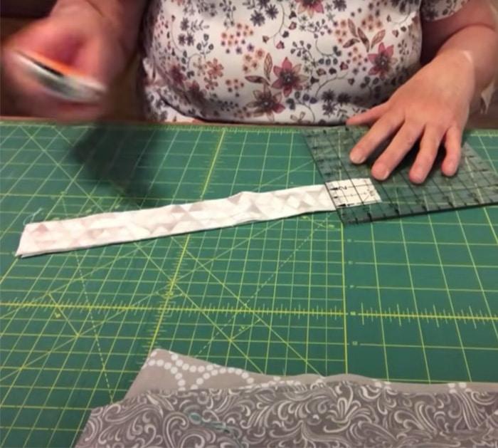 materials for log cabin quilt