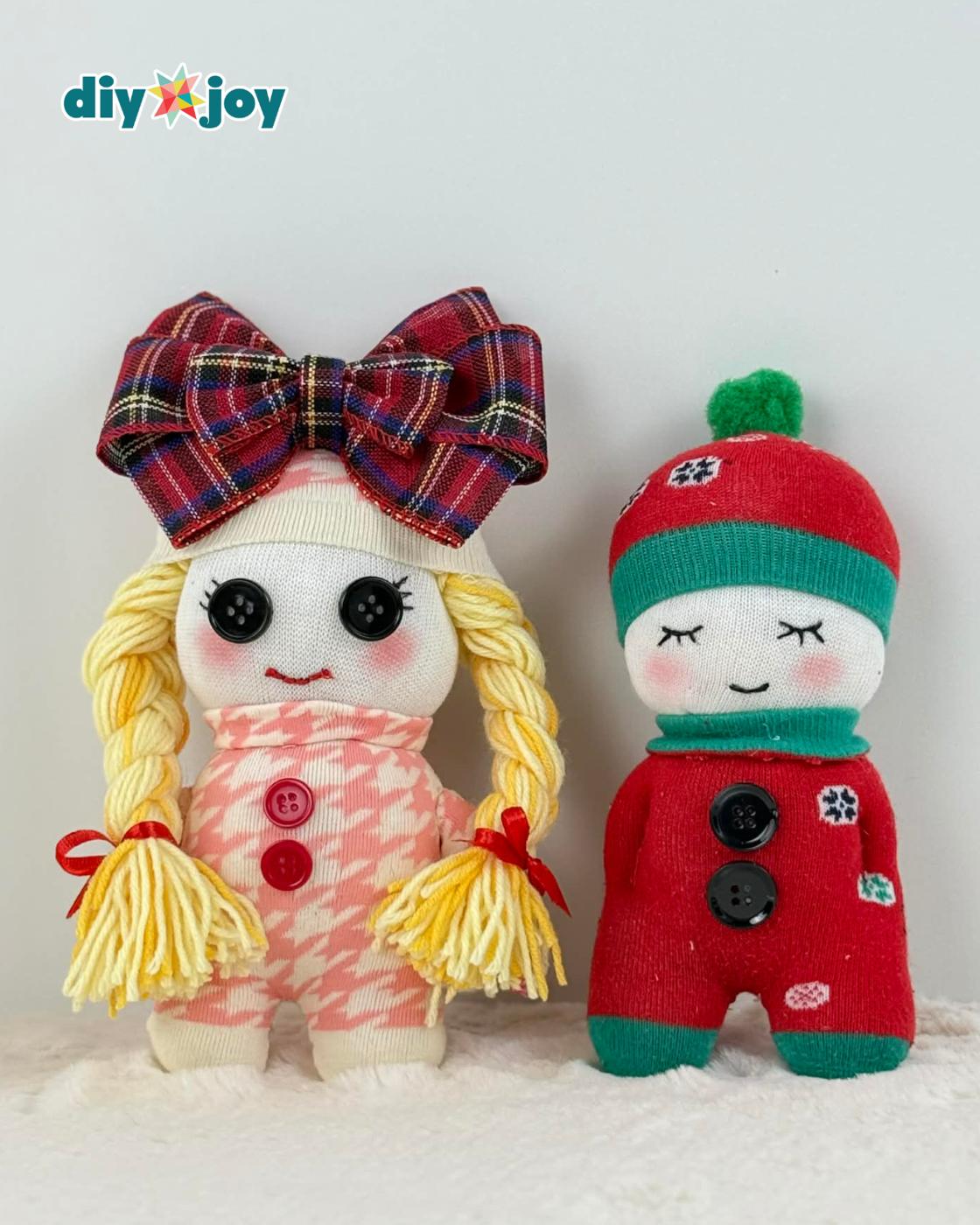 Easy Handmade Sock Dolls — cute sock dolls you can make at home