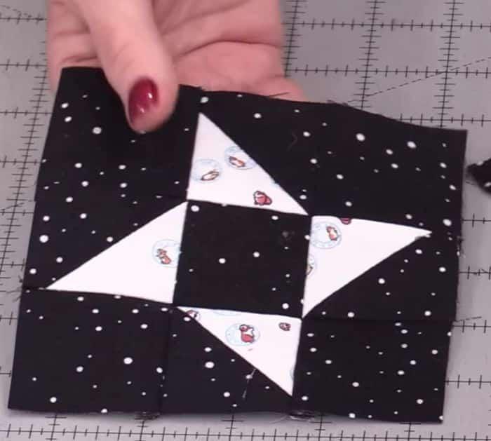Easy Snowball & Stars Quilt Tutorial