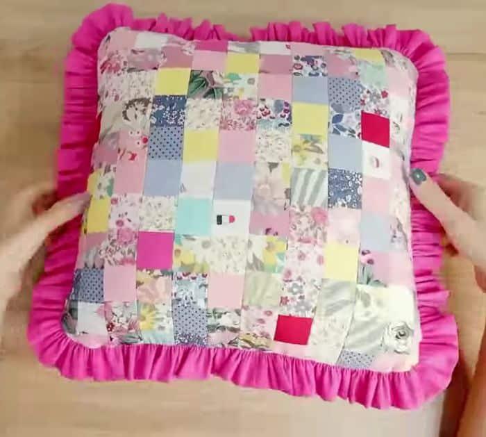 How To Sew A Pillow Using Fabric Scraps