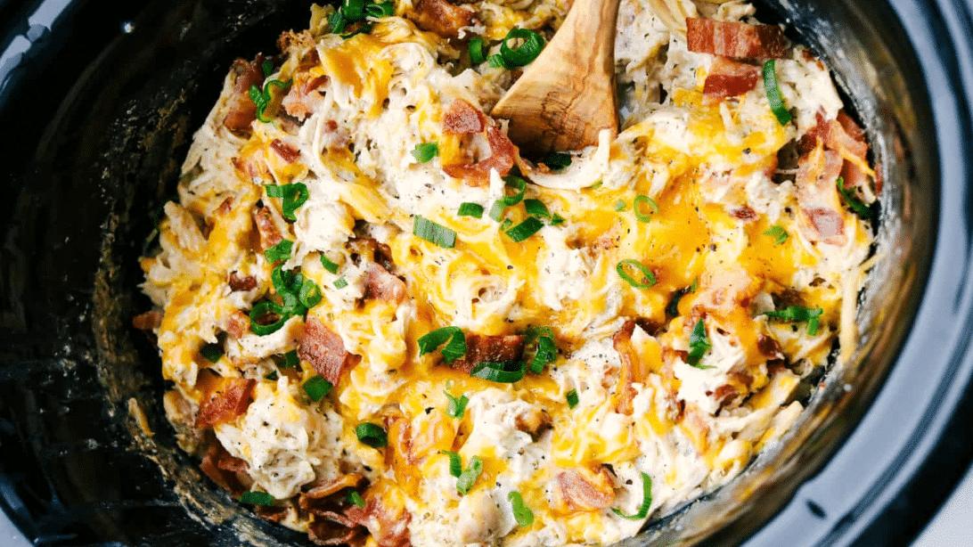 Easy-to-Make Crockpot Crack Chicken