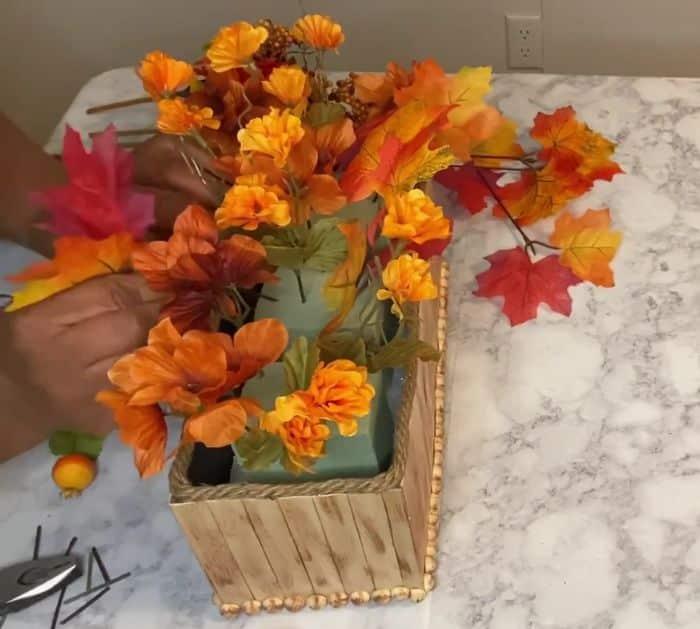 Easy To Make Dollar Tree DIY Fall Centerpiece