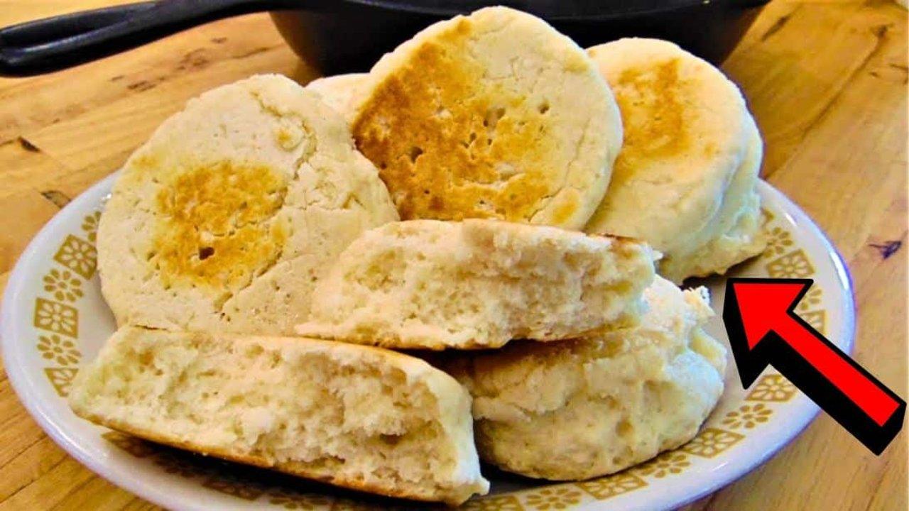 Easy No-Bake 3-Ingredient Bread in 10 Minutes