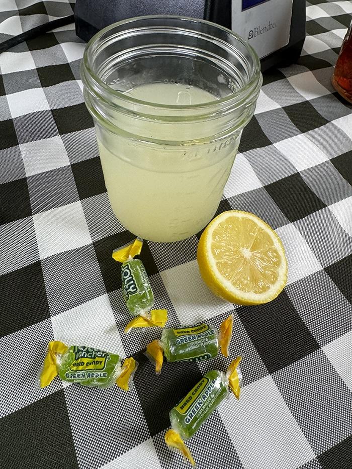 Easy crown royal apple rancher slushie tutorial — lemonda jolly ranchers