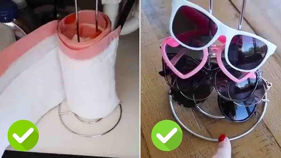 Home Organization Hacks Using Dollar Tree Paper Towel Holder