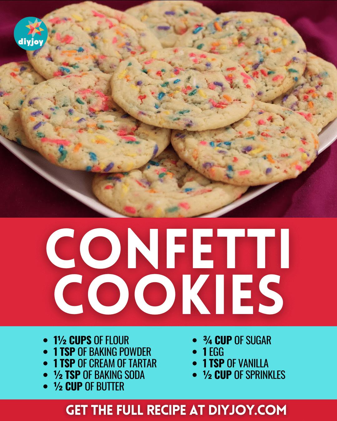 Easy Confetti Cookies Recipe