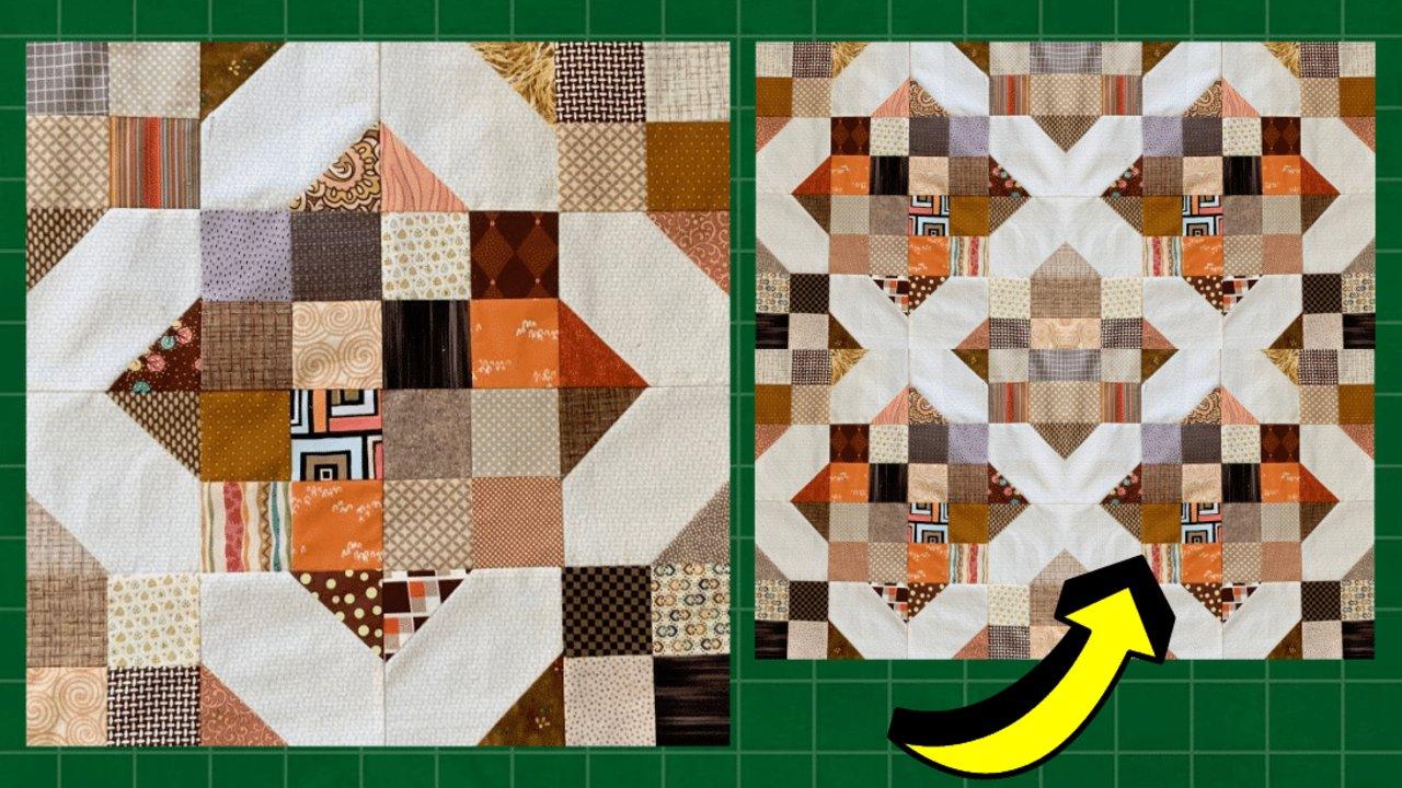 Easy Moroccan Star Mini Quilt Tutorial