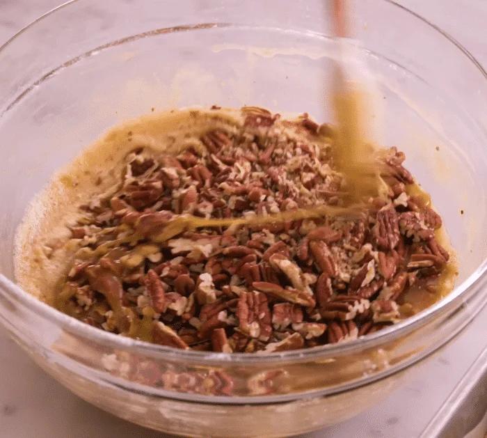 Ingredients for Gooey Pecan Pie Bars