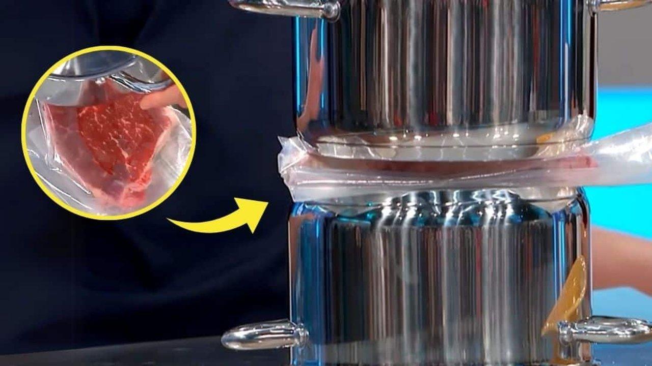 Trick For Defrosting Steak in Five Minutes