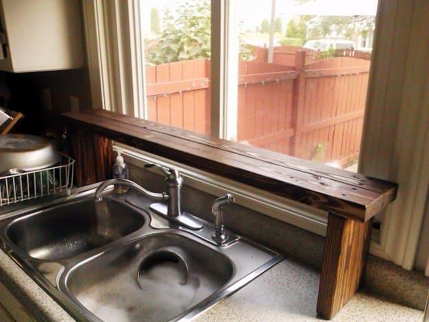 DIY Pallet Furniture Ideas - DIY Pallet Sink Shelf - Best Do It Yourself Projects Made With Wooden Pallets - Indoor and Outdoor, Bedroom, Living Room, Patio. Coffee Table, Couch, D