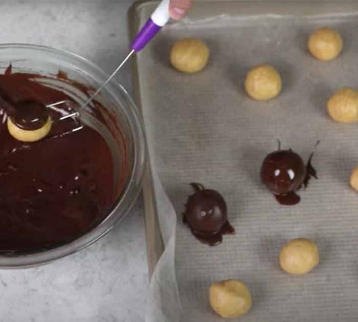 homemade peanut butter balls tutorial