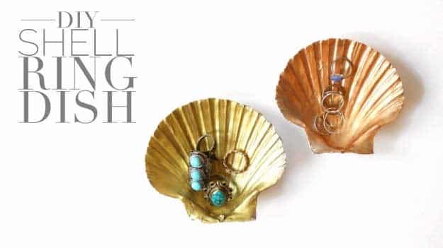 Shell Ring Dish, budget friendly with supplies on hand and a small upgrade with a real visual payoff