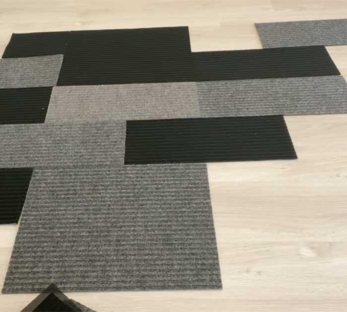 DIY Dollar Store Rugs Pieced Together - Easy Home Decor