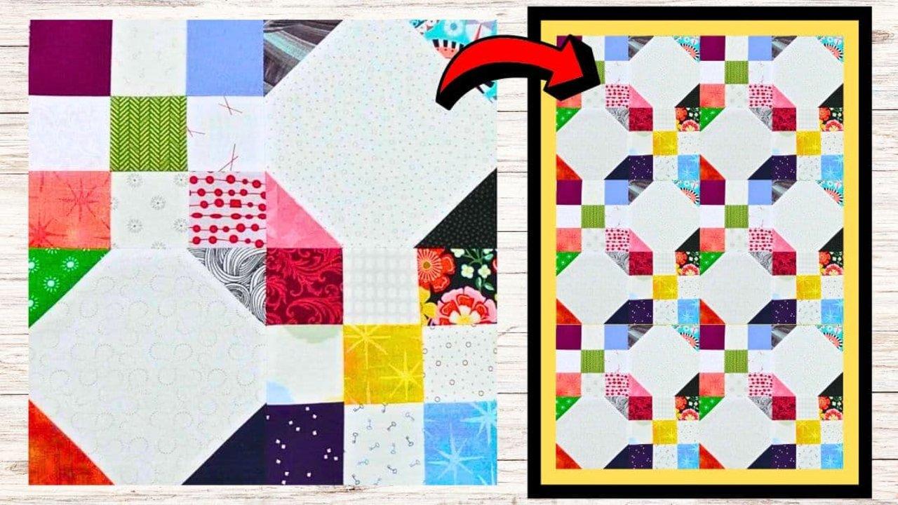 Beginner-Friendly Scrap Buster Quilt Block Tutorial