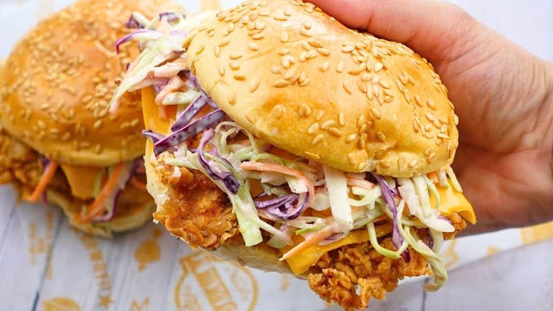 Crispy Chicken Burger Recipe