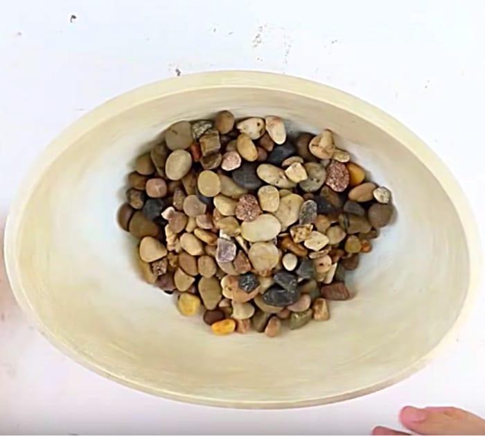 Learn to make a DIY Tabletop Fire Pit with materials from Dollar Tree