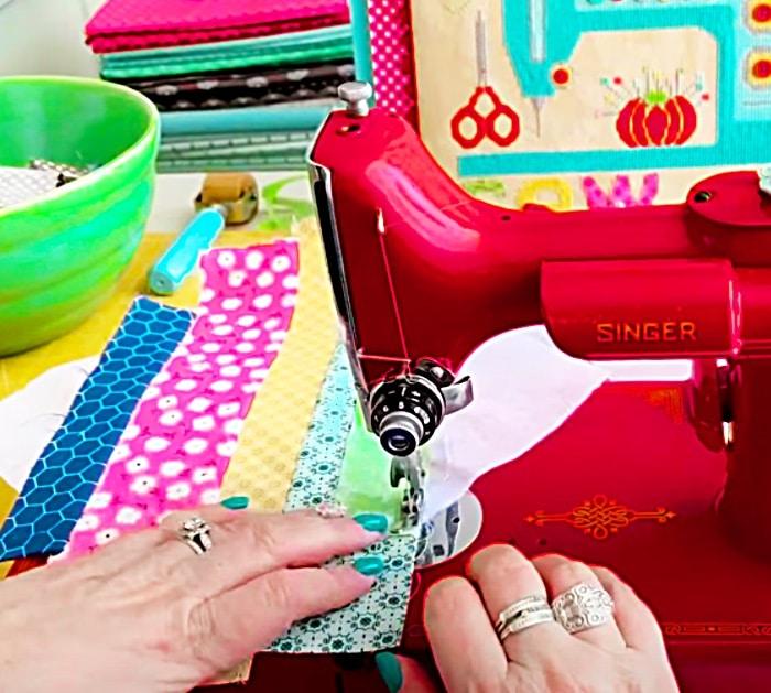 Learn To Make A Jelly Roll Quilt Block - Easy Quilt Idea - Quilt Block Pattern