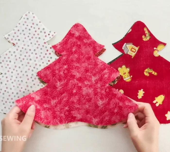 Materials for Fabric Christmas Tree