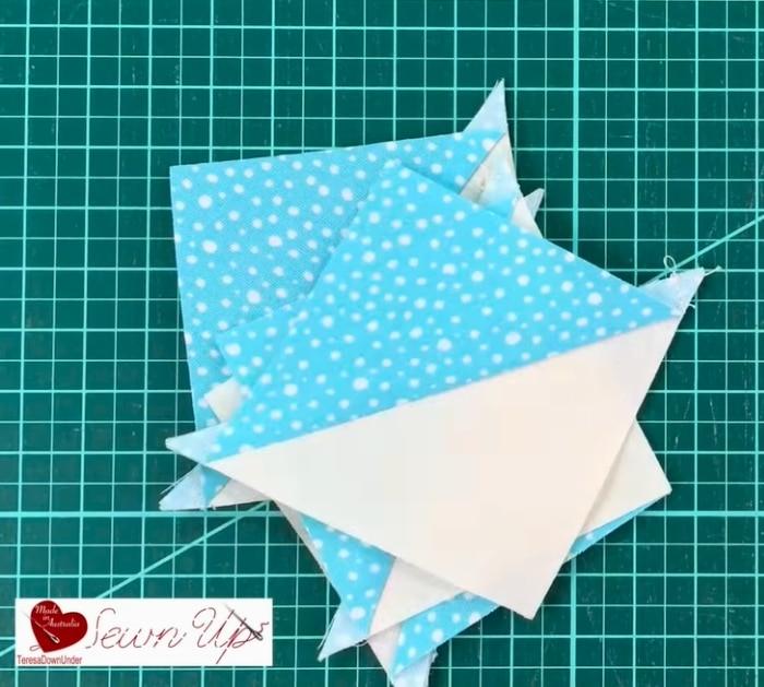 Blueberry Pie Quilt Block Tutorial