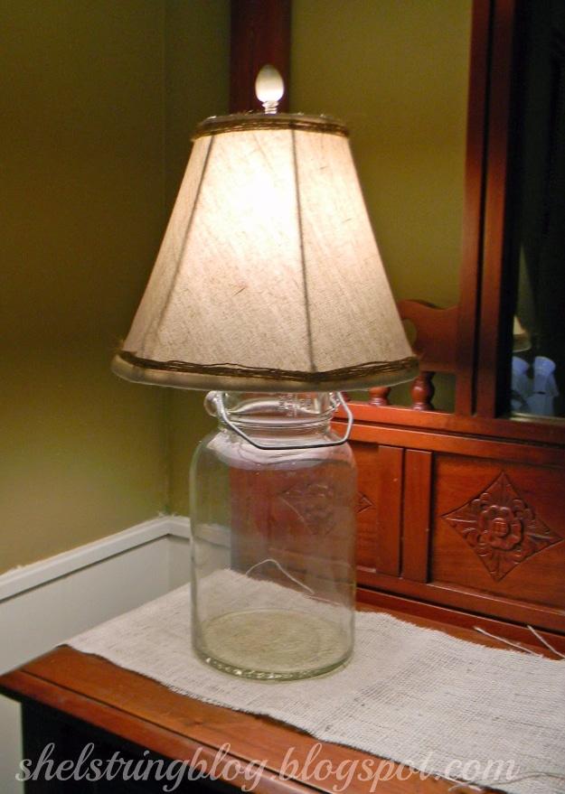 Butter Churn Heirloom Turned Lamp, a charming reclaimed touch, fast enough to finish before the next rainy day