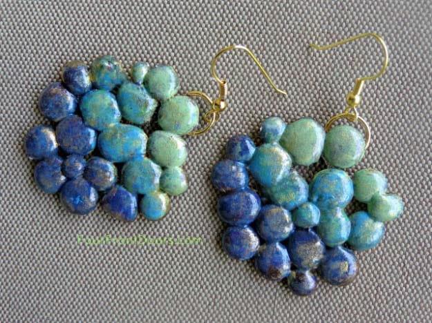 Glue Gun Crafts DIY | Best Hot Glue Gun Crafts, DIY Projects and Arts and Crafts Ideas Using Glue Gun Sticks | Hot Glue Drop Earrings #diy #crafts #gluegun