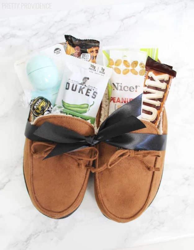 Slippers Gift Idea For Dad, easy to fit into a free afternoon and a look that photographs beautifully