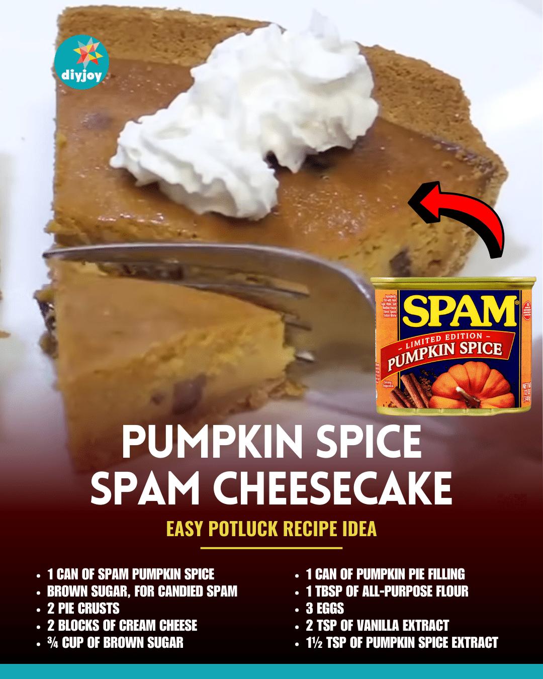 Easy Pumpkin Spice SPAM Cheesecake Recipe